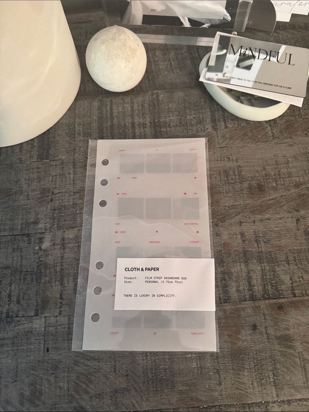 🏷️ NWT Cloth & Paper Film Strip Dashboard  | Personal Size